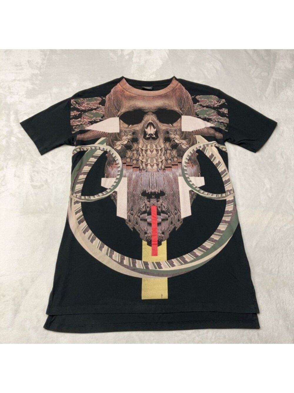Marcelo Burlon T-Shirt‎ County of Milan Skull Graphic Streetwear Mens Small